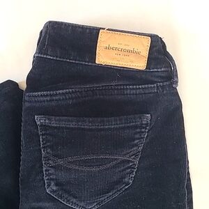 Abercrombie | Skinny Navy Blue Corduroys